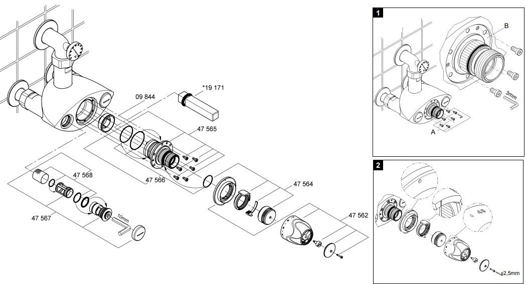 Grohe Thermoprvek, G47565000 - galéria #1