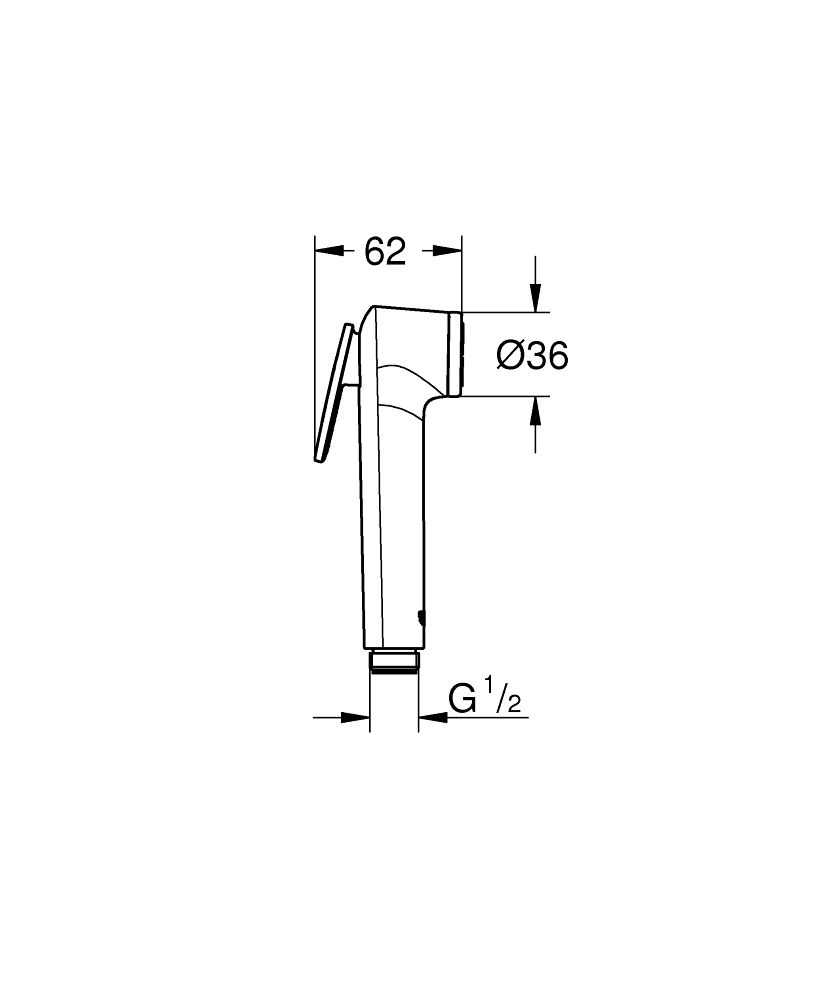 Grohe Tempesta-F Trigger Spray 30 Ručná sprcha 27512001 - galéria #1
