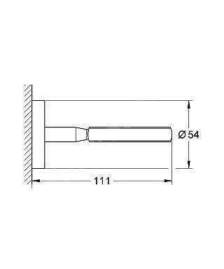 GROHE BauCosmopolitan Sklenený držiak na mydlo 40585001 - galéria #1