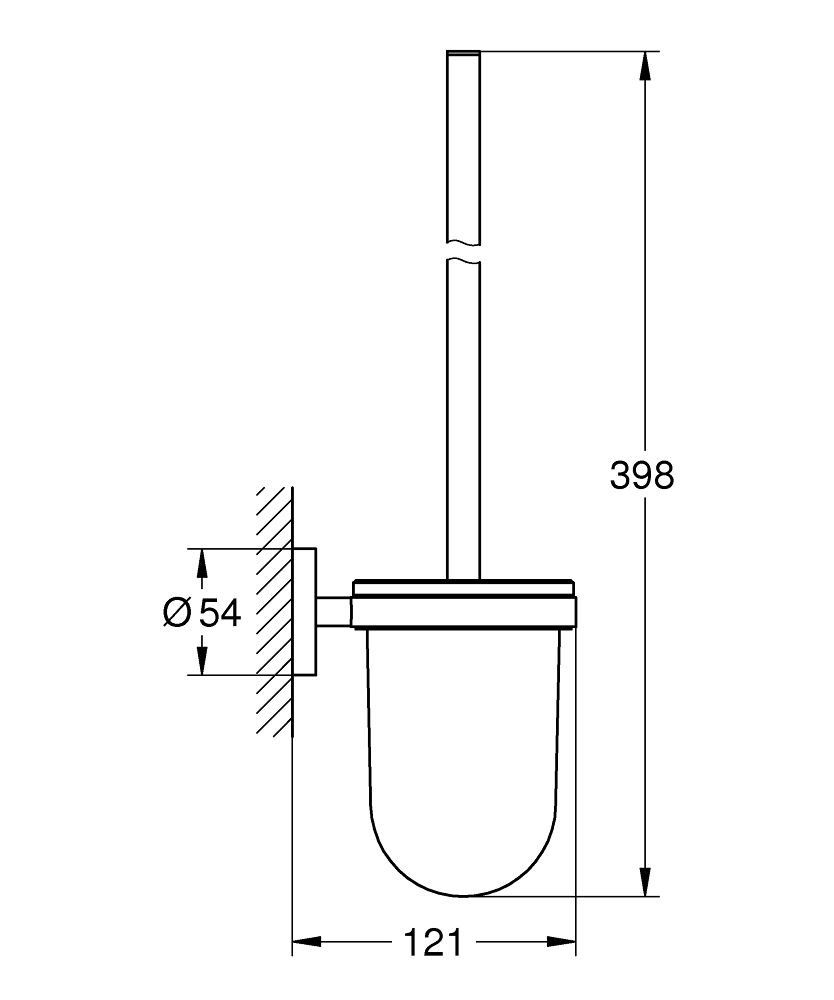Súprava na čistenie toaliet Grohe Essentials, teplý lesk Sunset 40374DA1 - galéria #1