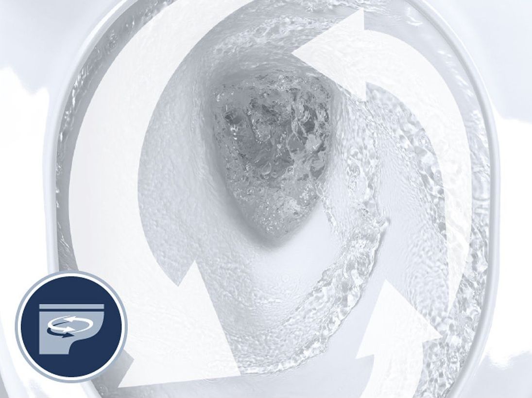 Keramické kompaktné WC Grohe Euro, Triple Vortex, alpská biela 39206000 - galéria #1