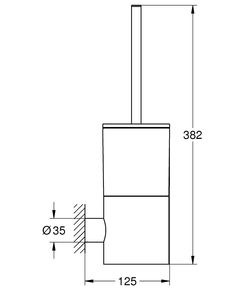 Grohe Atrio Souprava na čištění toalety, Cool Sunrise lesk 40314GL3 - galéria #2