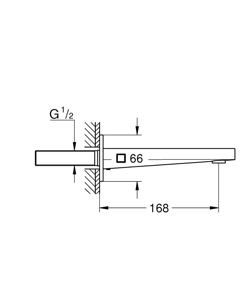 Grohe Plus prívod do vane, chróm 13404003 - galéria #1