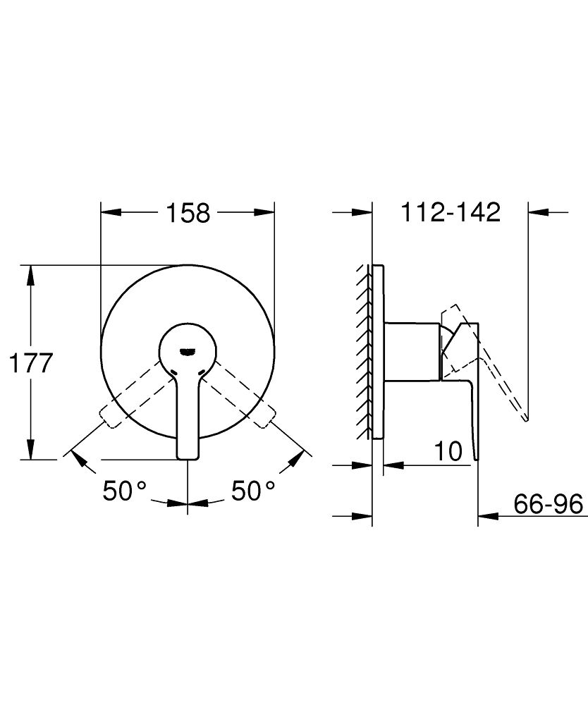 Sprchová batéria Grohe Lineare, Supersteel 24063DC1 - galéria #1