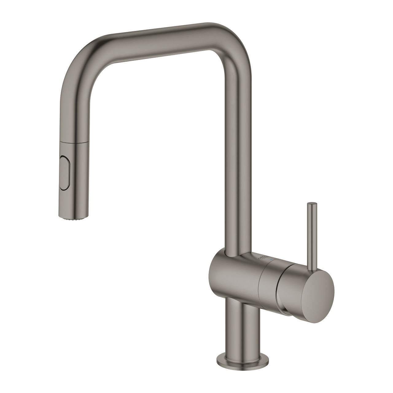 Grohe Minta Drezová batéria, vyťahovacia výpusť, brúsená Hard Graphite 32322AL2 - galéria #1