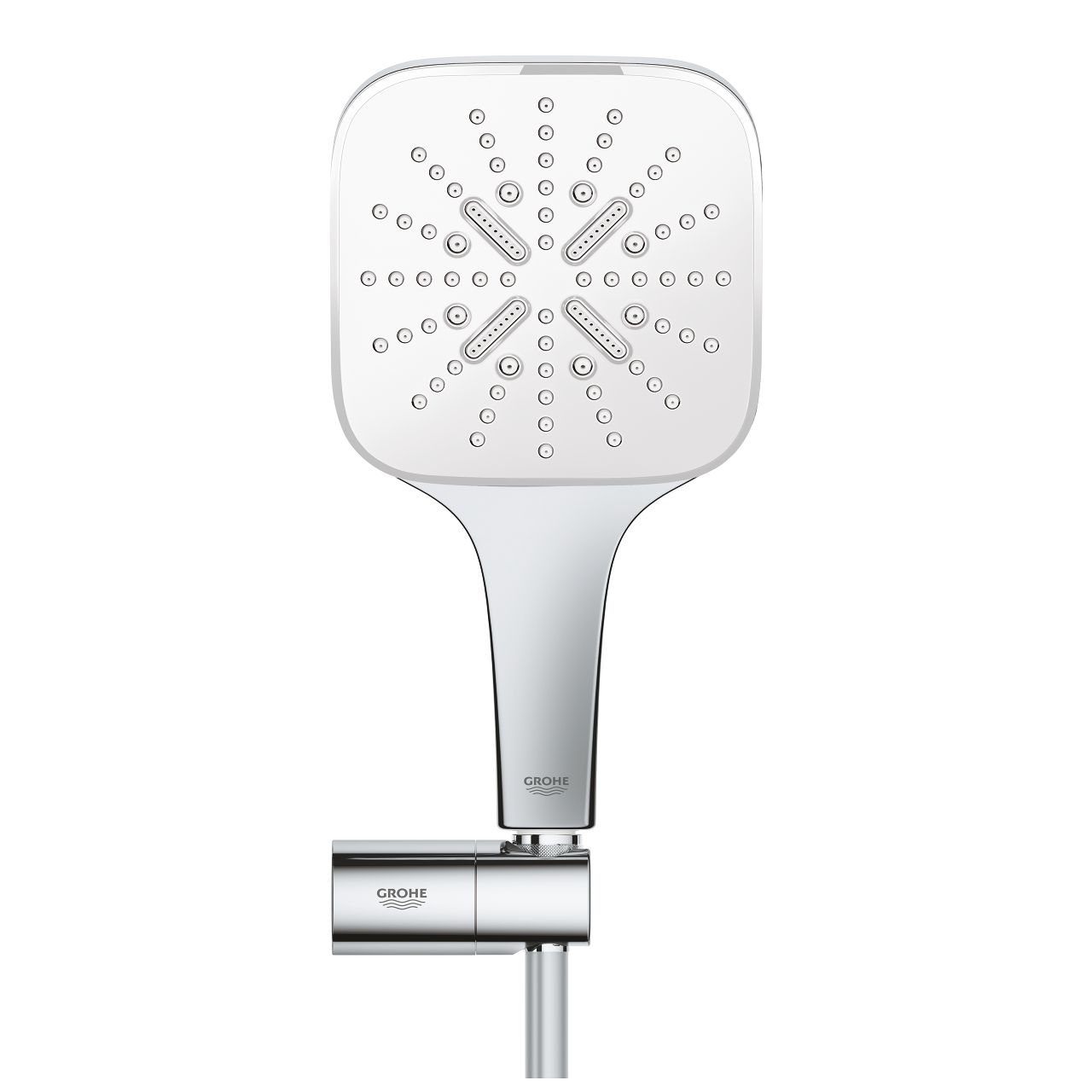 Grohe Rainshower SmartActive 130 Cube Súprava ručnej sprchy s hadicou a držiakom, mesačná biela 26588LS0 - galéria #1