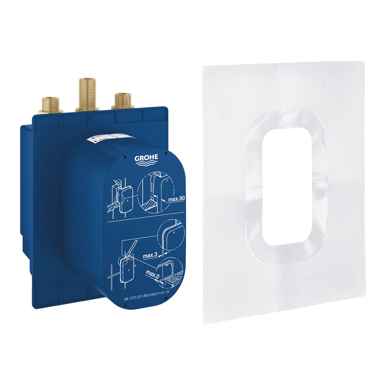 Grohe Eurosmart Cosmopolitan E Podomietkové teleso pre elektronickú batériu, 36458000 - galéria #1