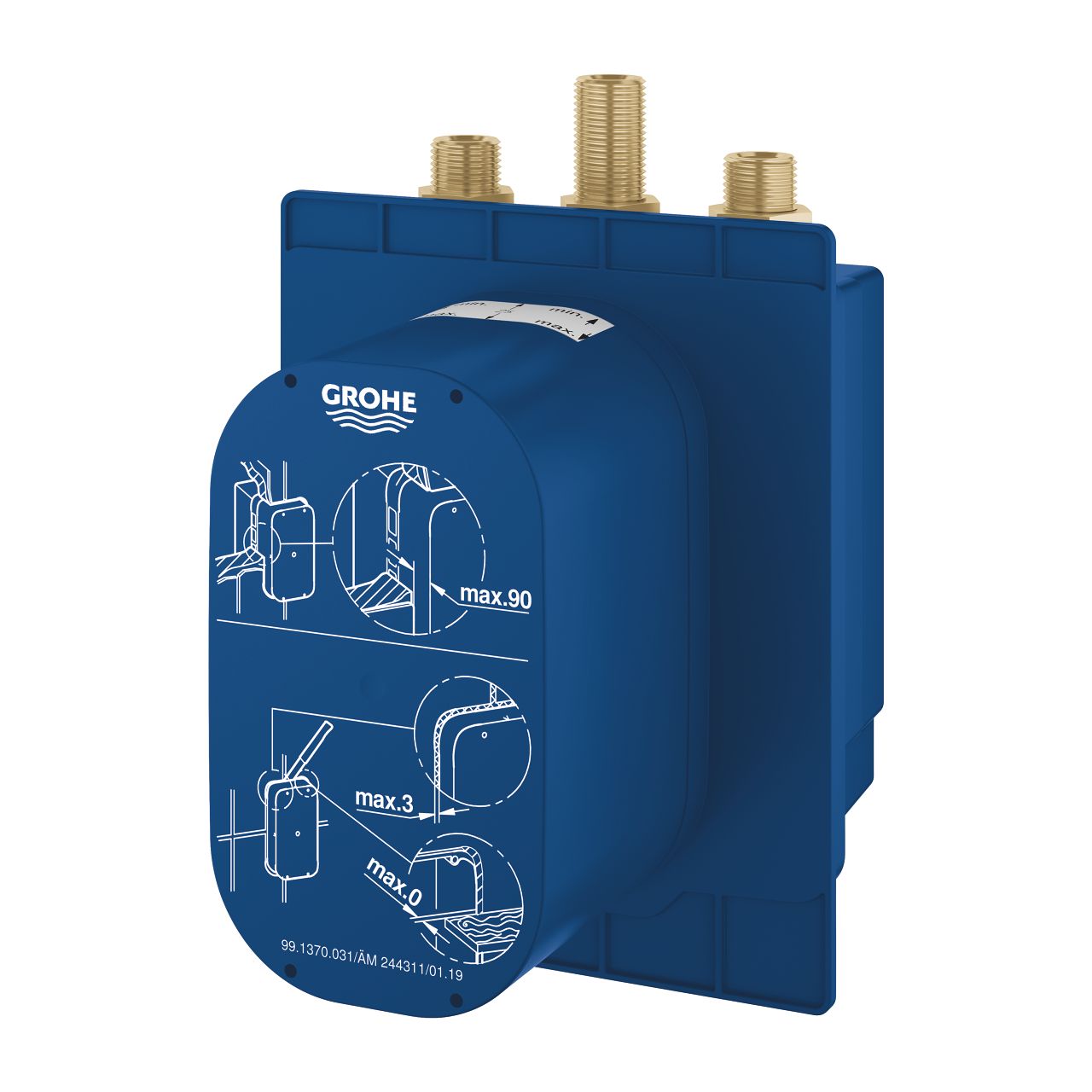 Grohe Eurosmart Cosmopolitan E Podomietkové teleso pre elektronickú batériu, 36459000 - galéria #3