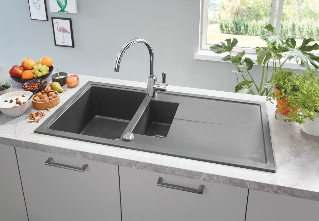 Grohe Eurosmart Cosmopolitan otočná drezová batéria, chróm 3284320E - galéria #1
