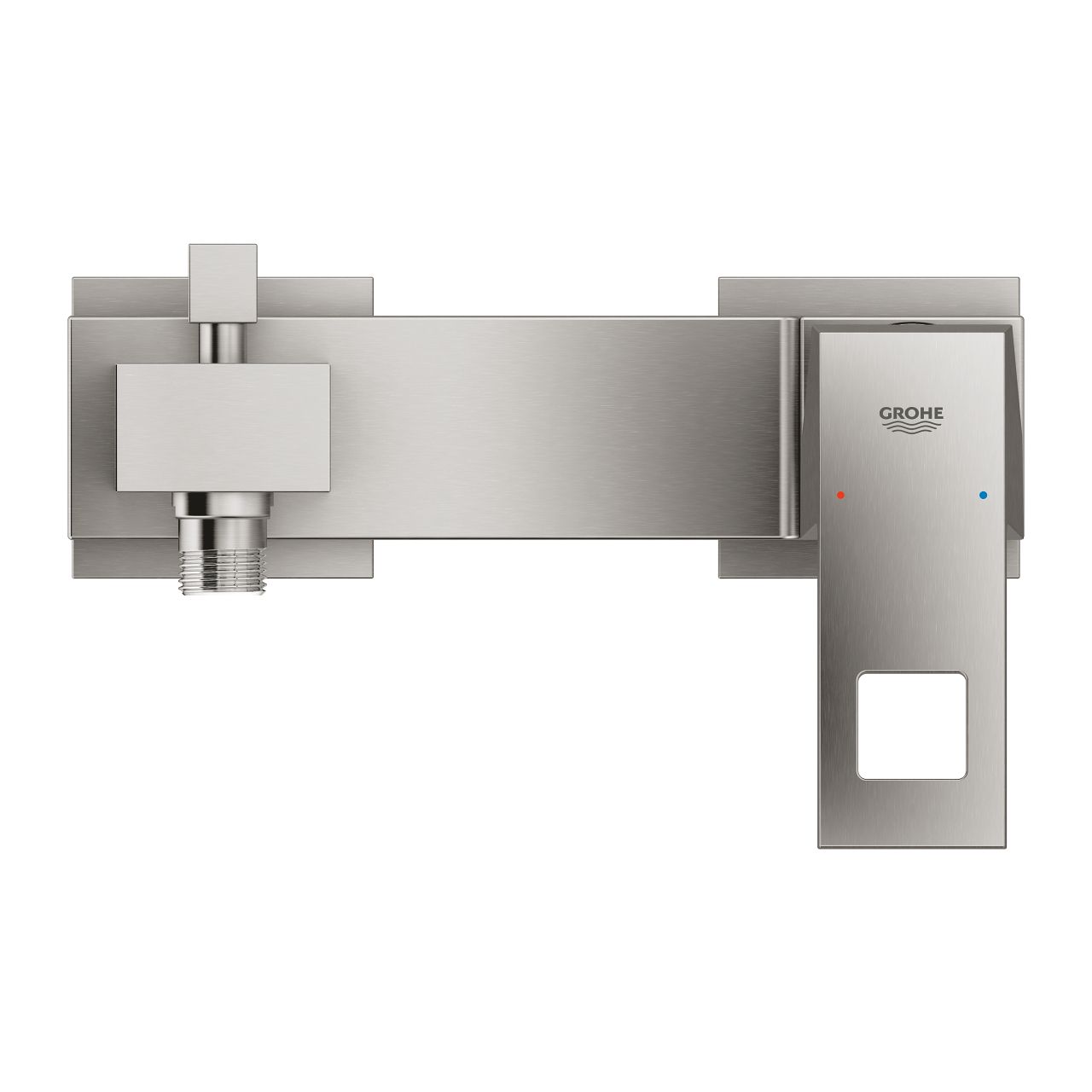 Vaňová batéria Grohe Eurocube, Supersteel 23140DC0 - galéria #1