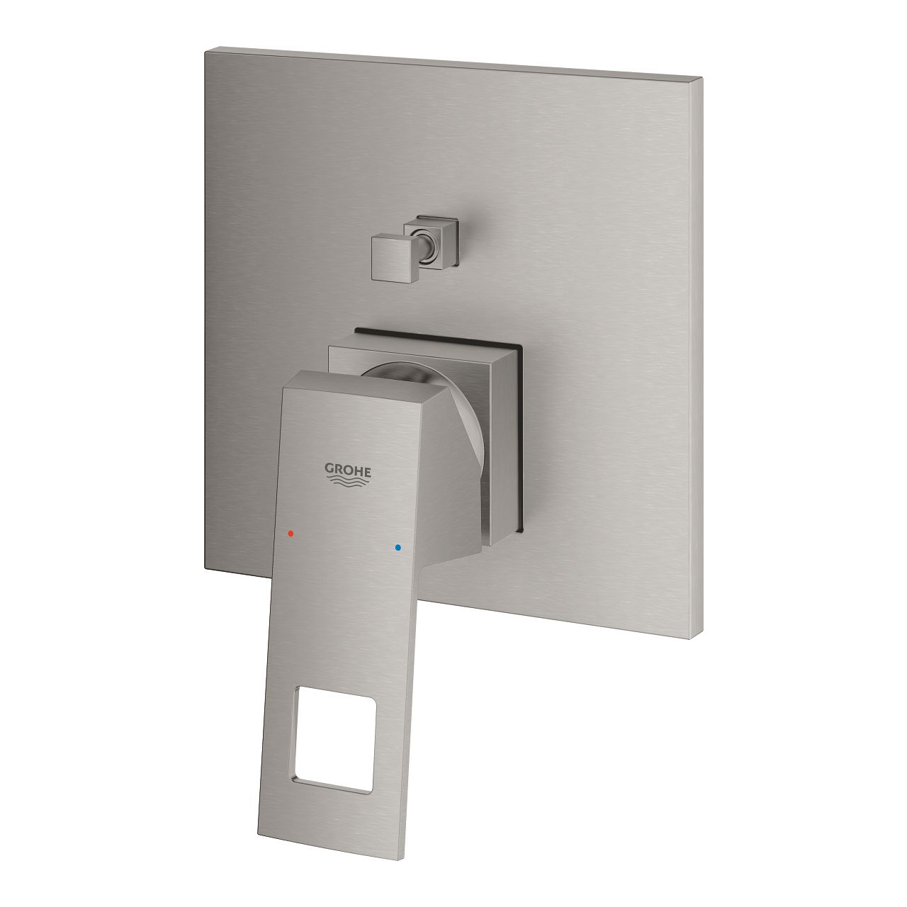 Grohe Eurocube Jednopáková umývadlová batéria s prepínačom, Supersteel 24062DC0 - galéria #2