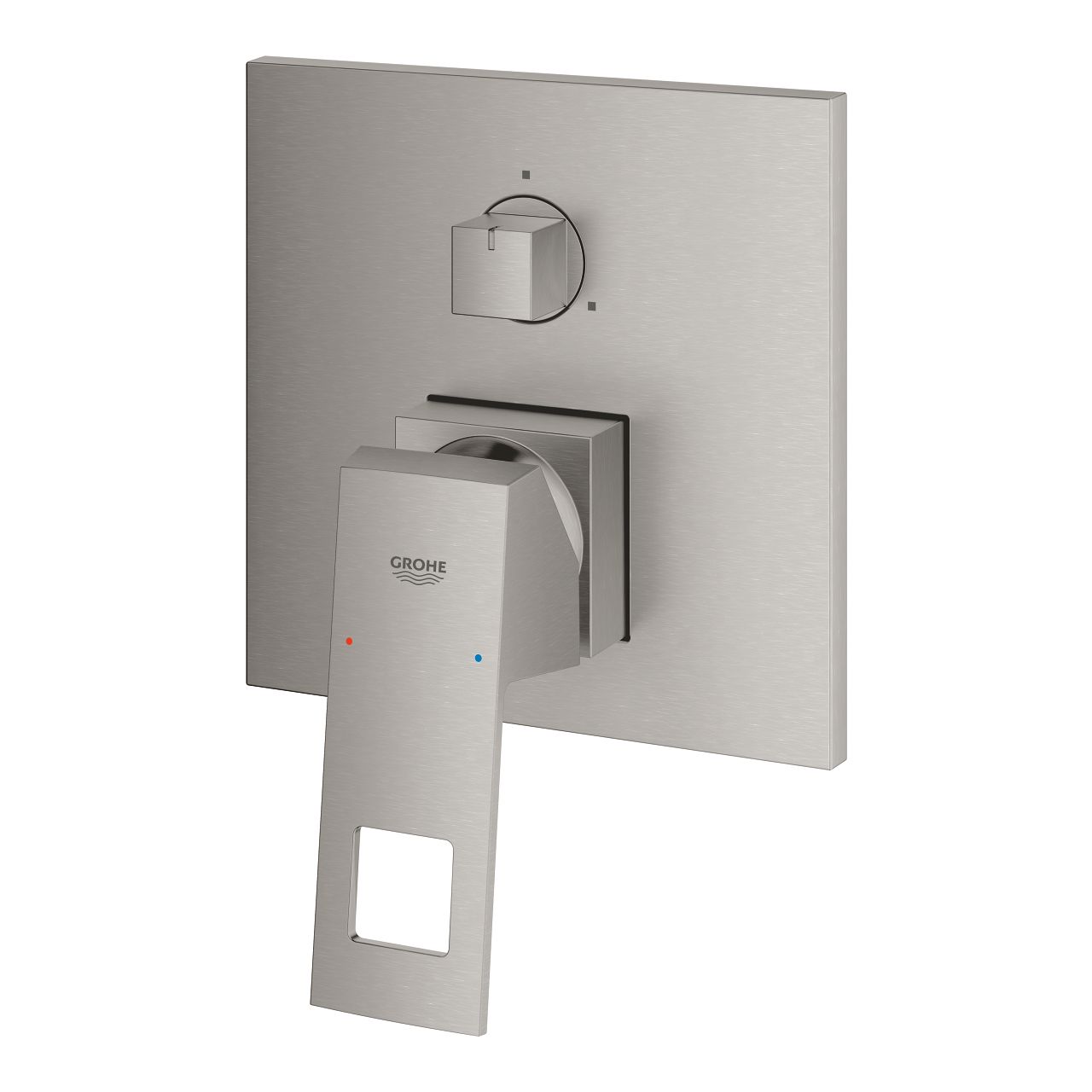 Trojcestná sprchová batéria Grohe Eurocube, Supersteel 24094DC0 - galéria #2