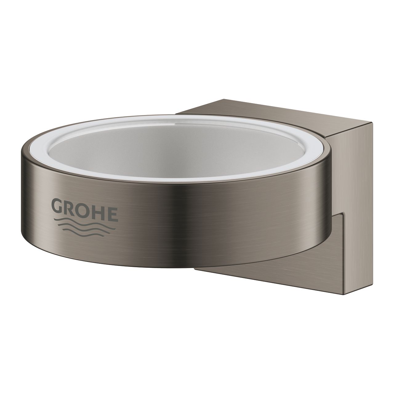 Grohe Selection Držiak na sklo/mydlo, tvrdý grafit, brúsený 41027AL0 - galéria #1