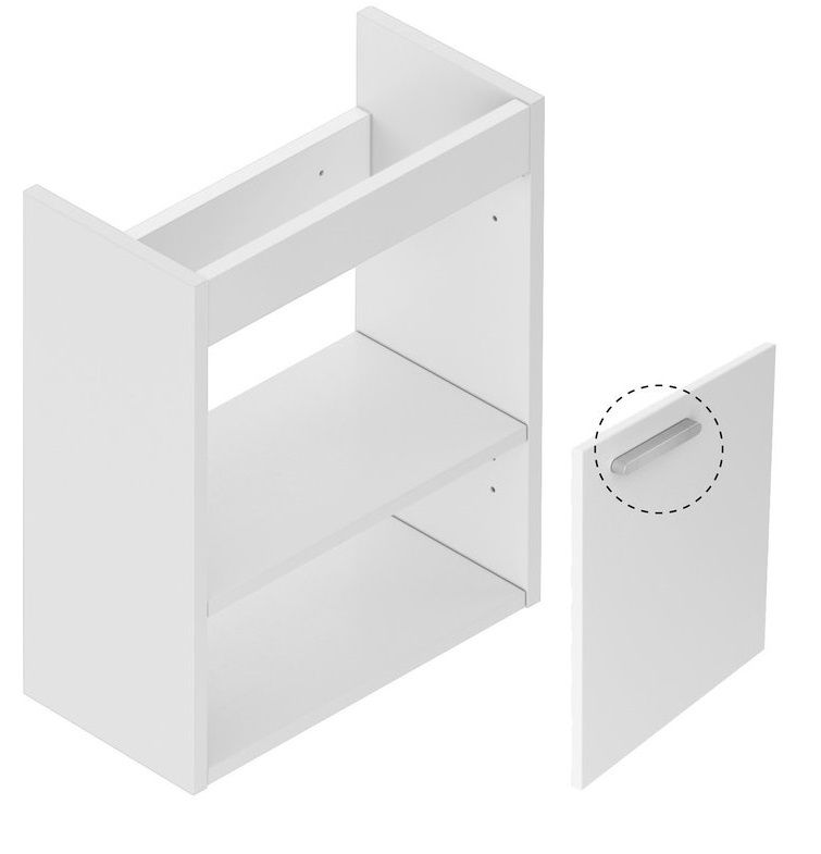 Ravak SD Chrome II 400 Korpus skrinky pod umývadlo biely 40x22 X000000538 - galéria #4