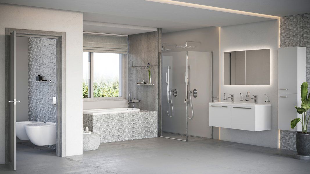 Ravak Sprchová tyč 70 cm s držiakom, chróm 974.00CR X07P013 - galéria #1