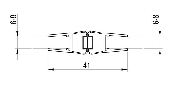 Ravak Sada magnetov 180° rovných D000000029 - galéria #2
