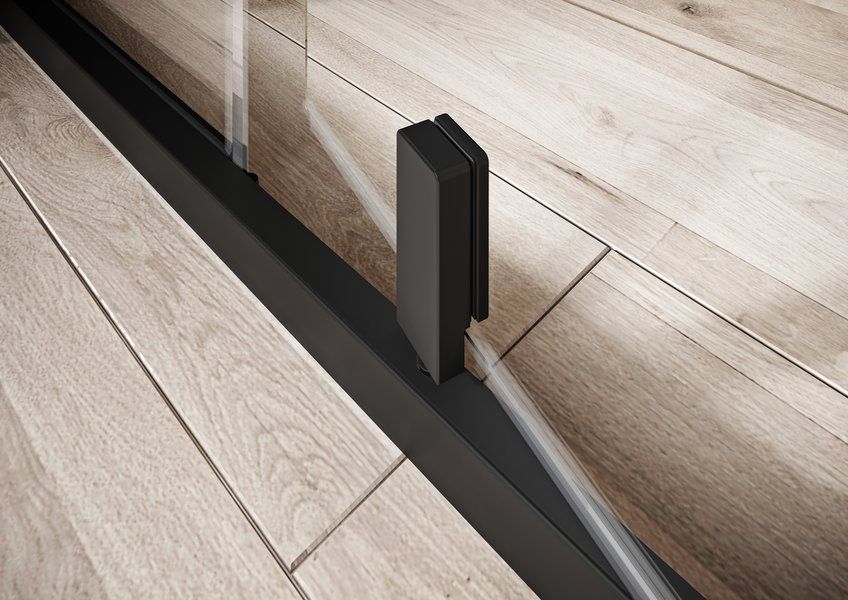 Ravak Nexty Sprchový kút 80 cm, štvrťkruhový, čierny+transparentný NSKK3-80 3O644300Z1 - galéria #2