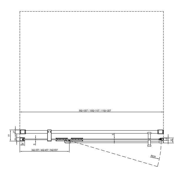 Ravak Sprchové dvere Cool, 110 cm, transparentné+chróm COSD2-110 X0VVDCA00Z1 - galéria #3