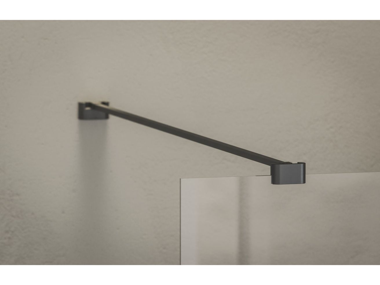 Ravak Vzduchová clona Walk-In 110x200 cm, čierna/priehľadná Wall-110 GW9WD0300Z1C - galéria #2
