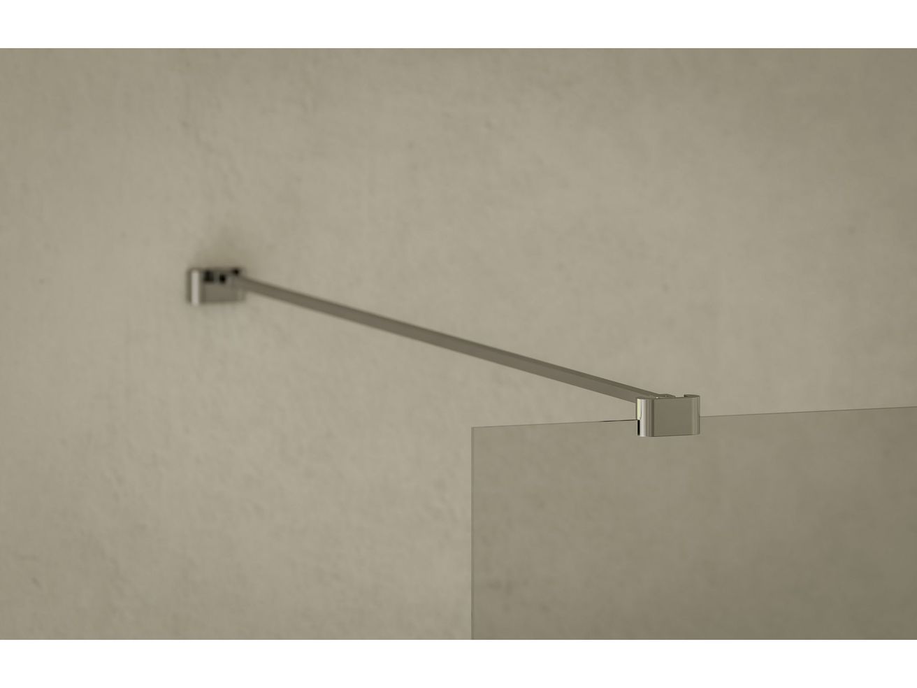 Ravak Vzduchová clona Walk-In 100x200 cm, chróm/transparent Wall-100 GW9WA0C00Z1C - galéria #2