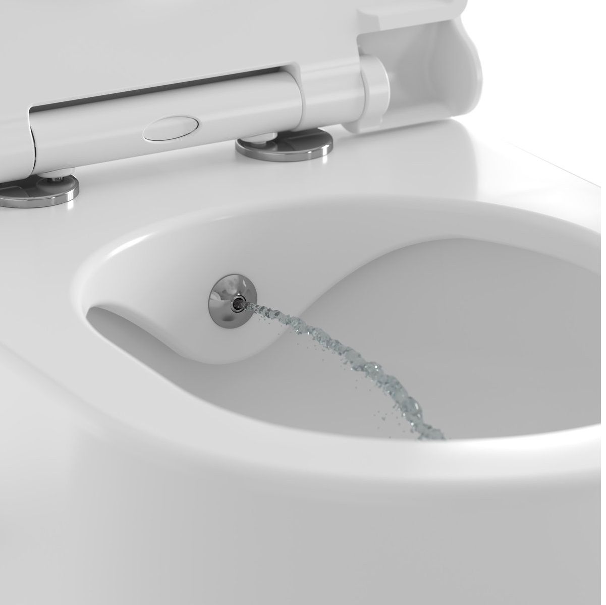 Ravak Uni Chrome Bidet WC RimOff biely, X01912 - galéria #4