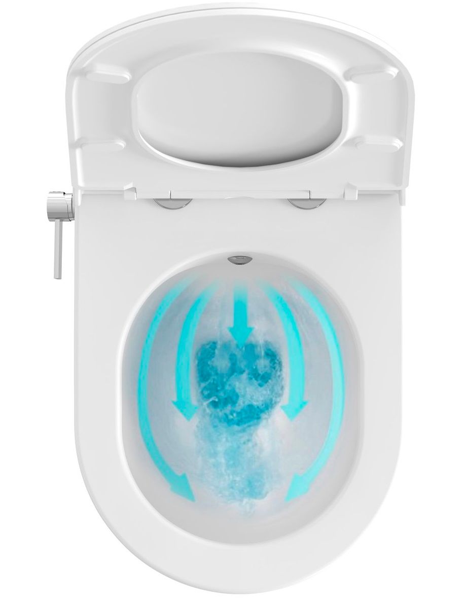 Ravak Uni Chrome Bidet WC RimOff biely, X01912 - galéria #5