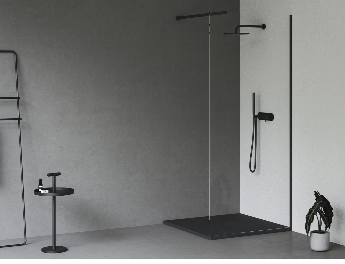 Ravak Slate Pro Sprchová vanička, 80 × 80 cm, čierna matná XA034433010 - galéria #2