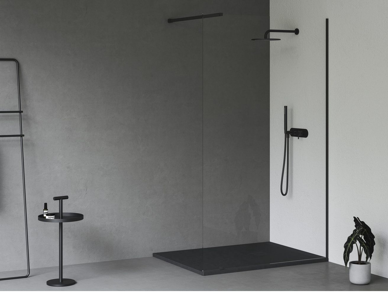 Ravak Slate Pro Sprchová vanička, 100 × 90 cm, čierna matná XA03A733010 - galéria #2