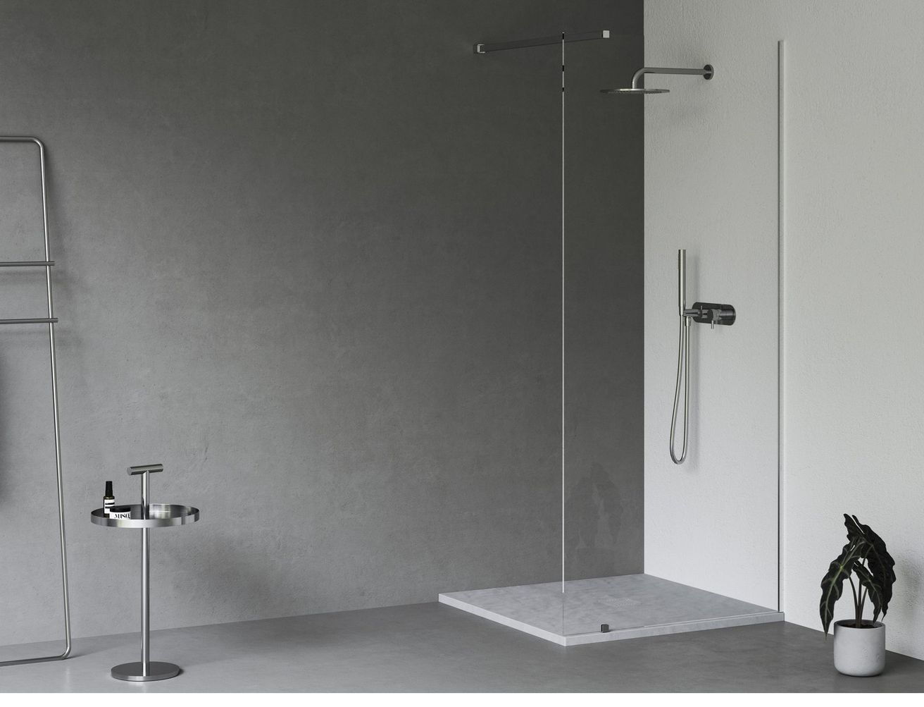 Ravak Slate Pro Sprchová vanička, 80 × 80 cm, dymovo sivá XA03443O010 - galéria #2
