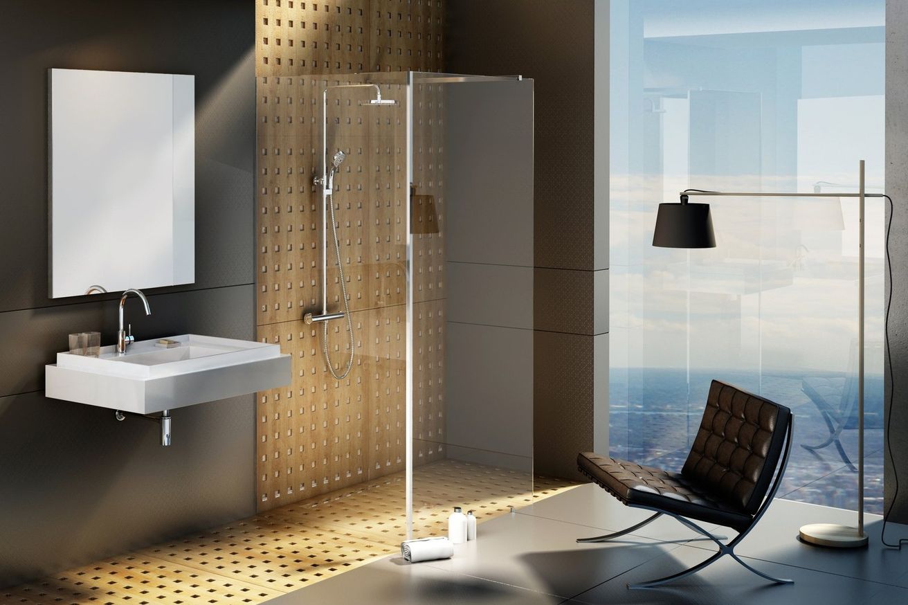 Ravak Walk-In Corner Sprchová stena 120 x 90 cm, transparent /chróm Corner-Set-120x90 GW1CG7C0SZ1 - galéria #1