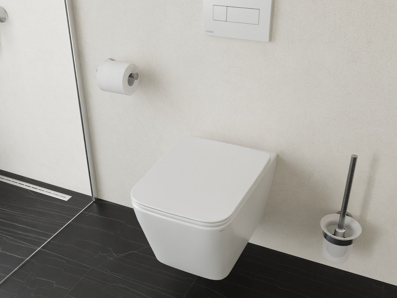 Ravak Natural WC, RimOff so záchodovou doskou, biela X01984 - galéria #5