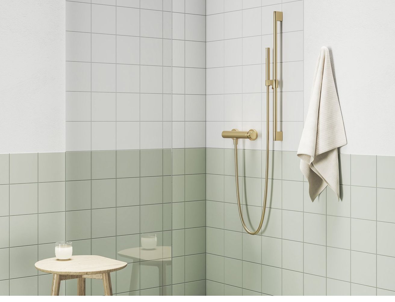 Ravak SatinFlex Sprchová hadice 150 cm, plastová, kartáčovaná zlatá, X07P1245 913.60GLB - galéria #2