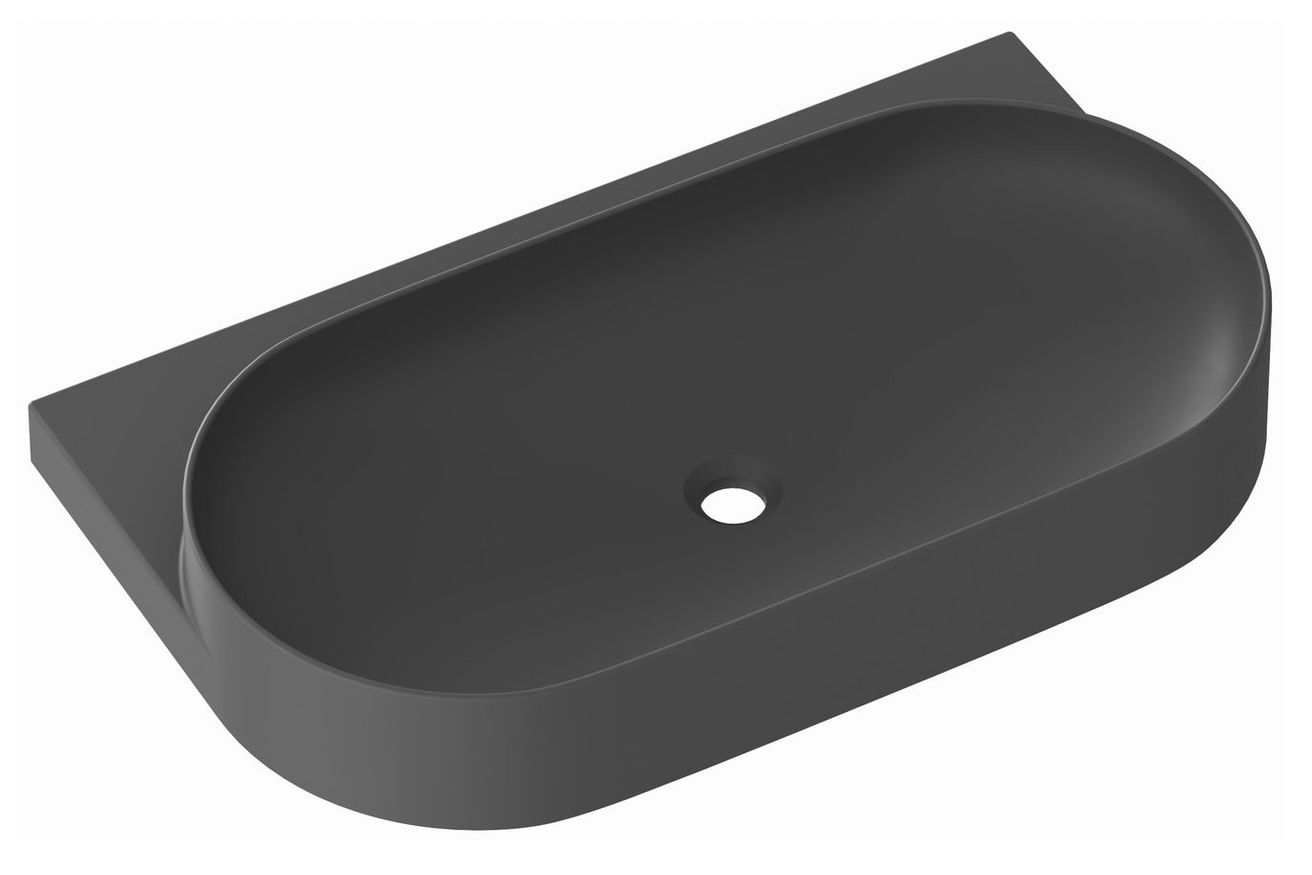 Ravak Yard Umývadlo 80 cm, antracit, XJX03280002 - galéria #1