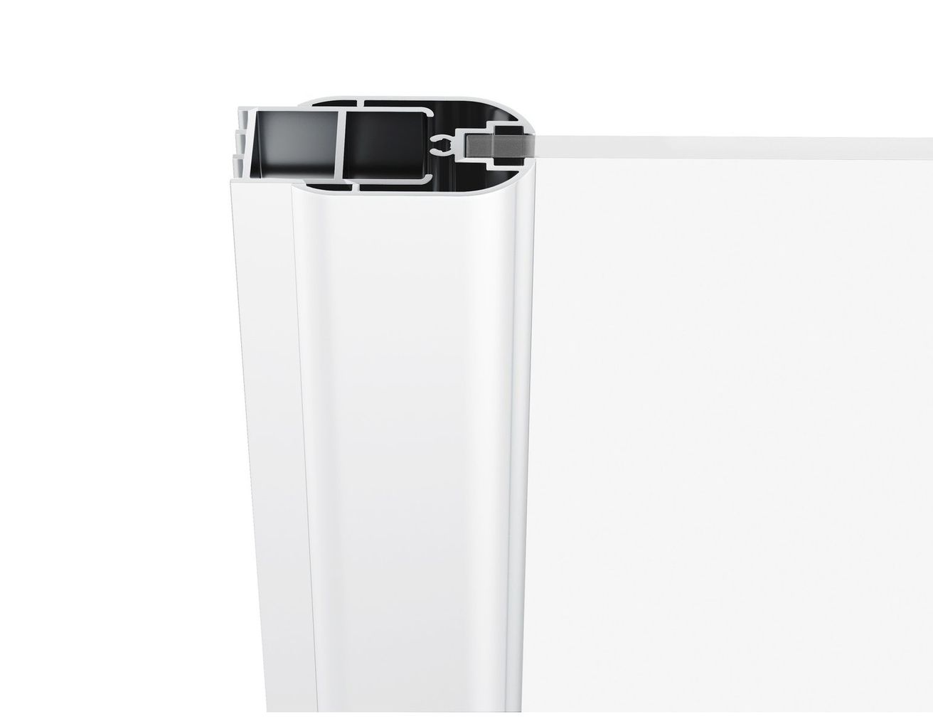 Ravak Chrome Sprchové dvere 80 Transparent, biela matná 1QV40E00Z1 CRV2-80 - galéria #2
