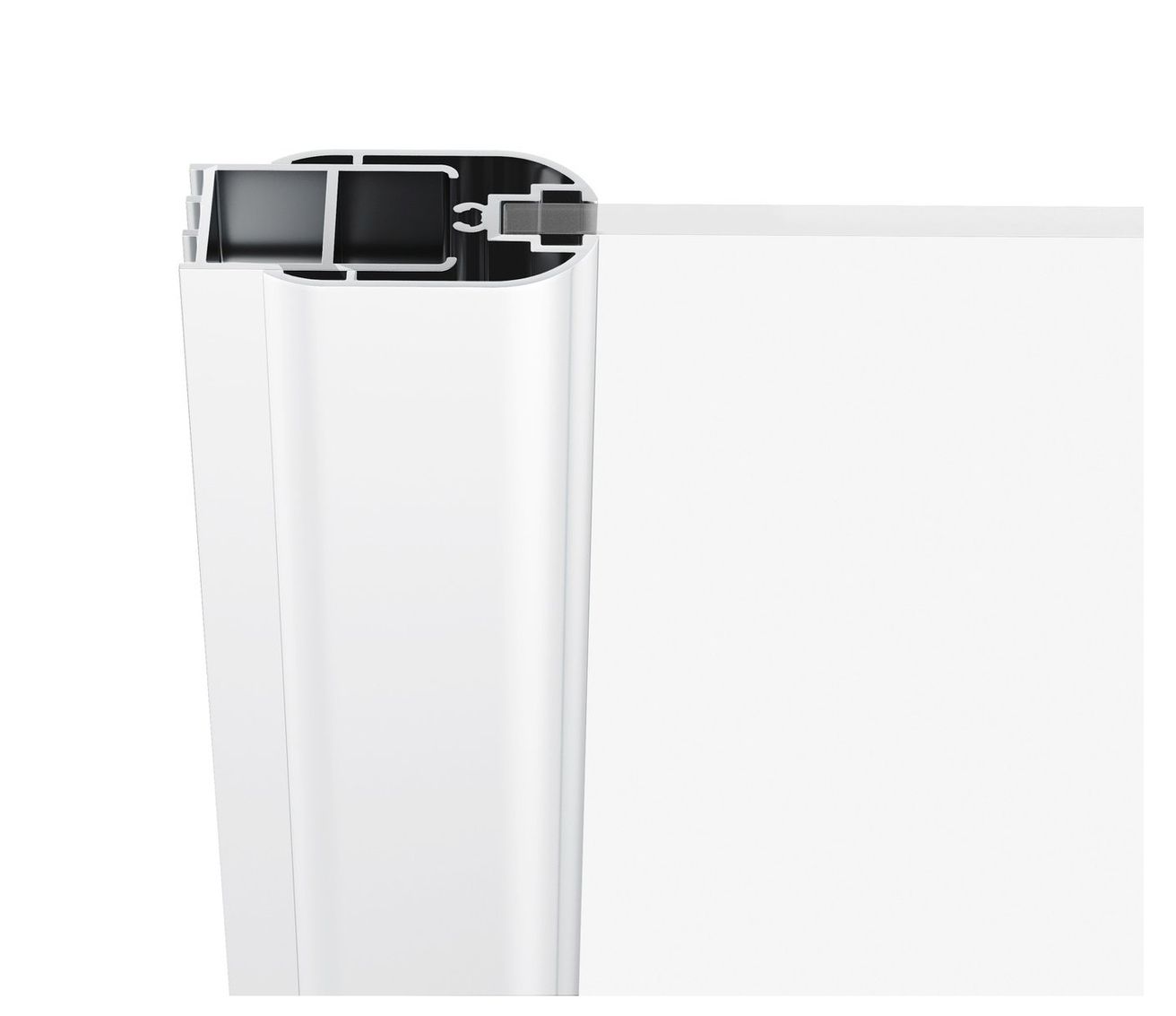 Ravak Chrome Sprchové dvere 80 Transparent biela matná 0QV40E00Z1 CSD1-80 - galéria #1