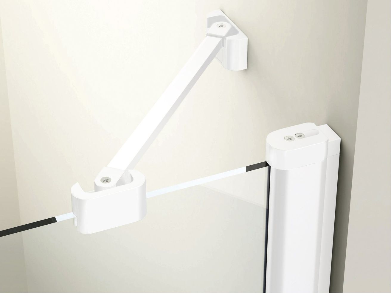 Ravak Chrome Sprchové dvere 120 Transparent, biela matná 0QVGCE00Z1 CSD2-120 - galéria #1