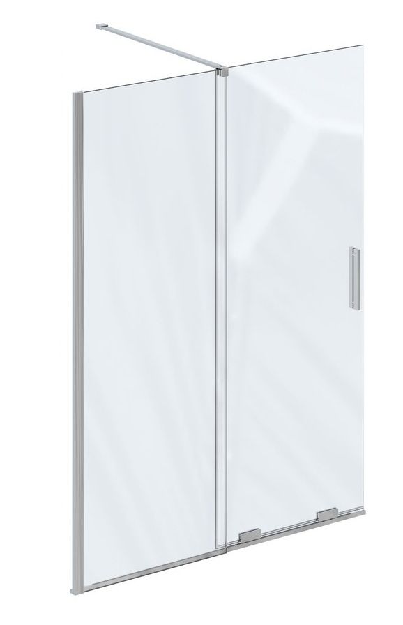 Ravak Roll Rowi Walk-in posuvný, 120 cm, transparentný/ALU ROWI-120 - galéria #2