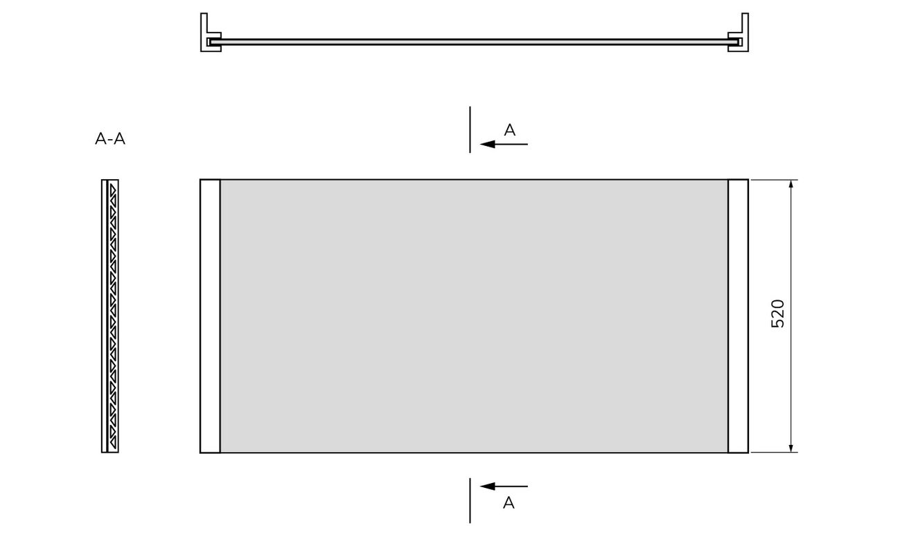 Polysan Universal Panel Nika, čelný, 170 × 52 cm 26378 - galéria #4