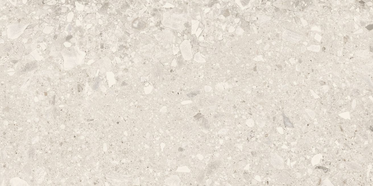 EBS Terrazzo Stone dlažba 60x120 white mat rekt. - galéria #4