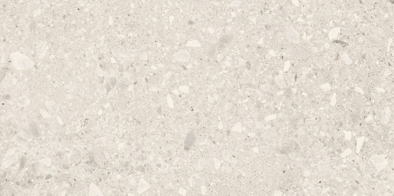 EBS Terrazzo Stone dlažba 60x120 white mat rekt. - galéria #2