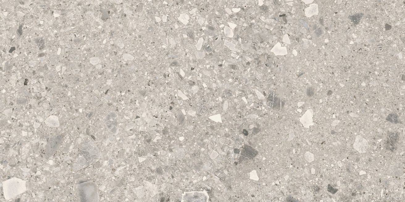EBS Terrazzo Stone dlažba 60x120 cold grey mat rekt. - galéria #1