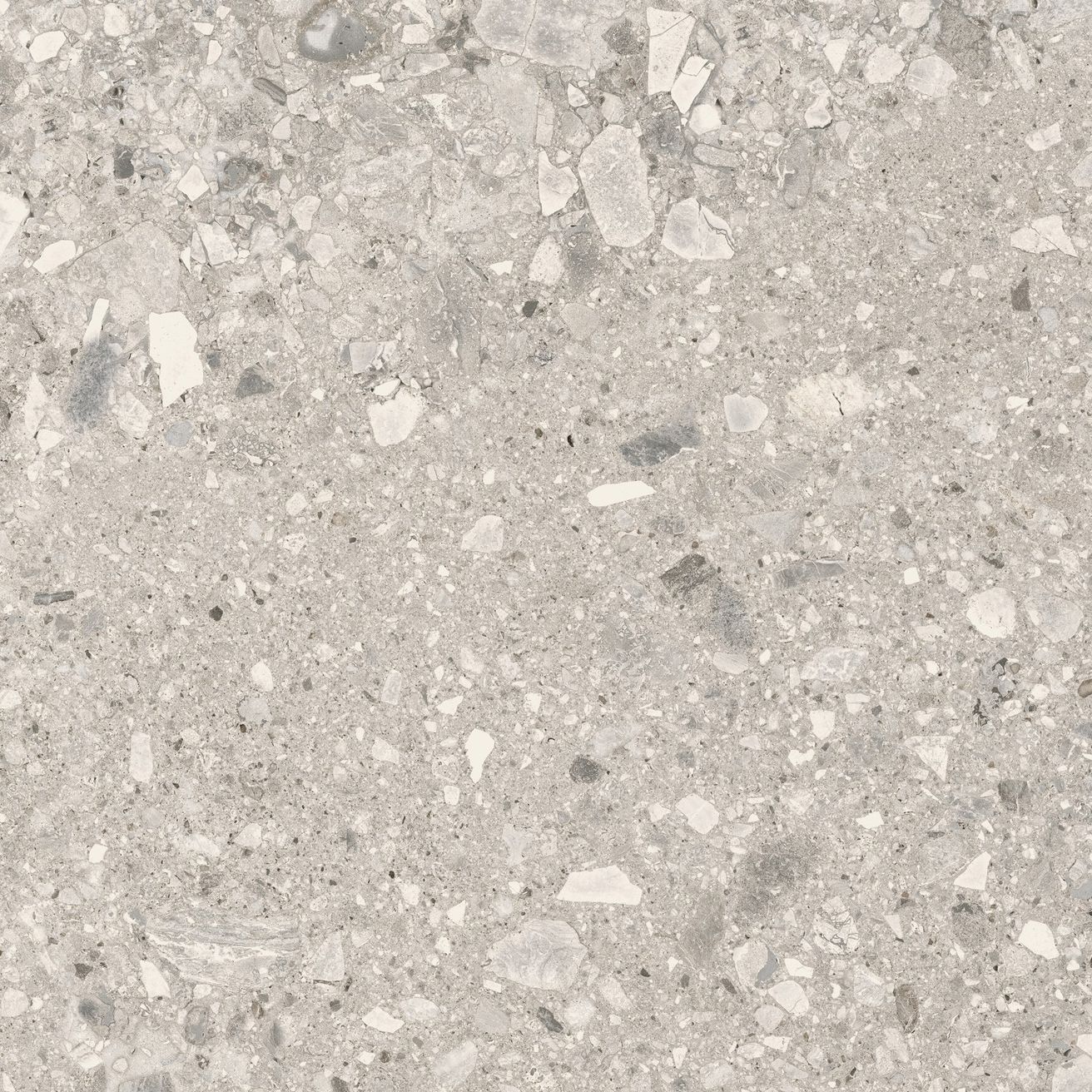 EBS Terrazzo Stone dlažba 60x60 cold grey mat rekt. - galéria #3