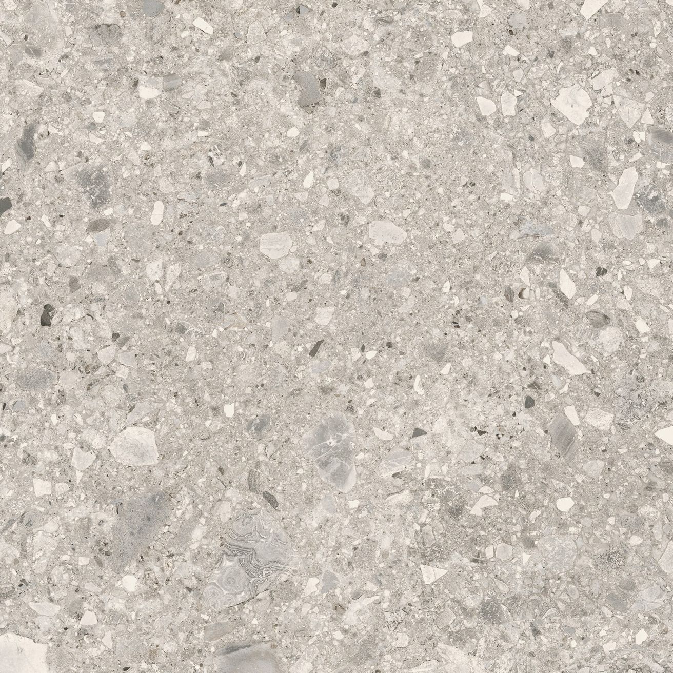 EBS Terrazzo Stone dlažba 60x60 cold grey mat rekt. - galéria #2
