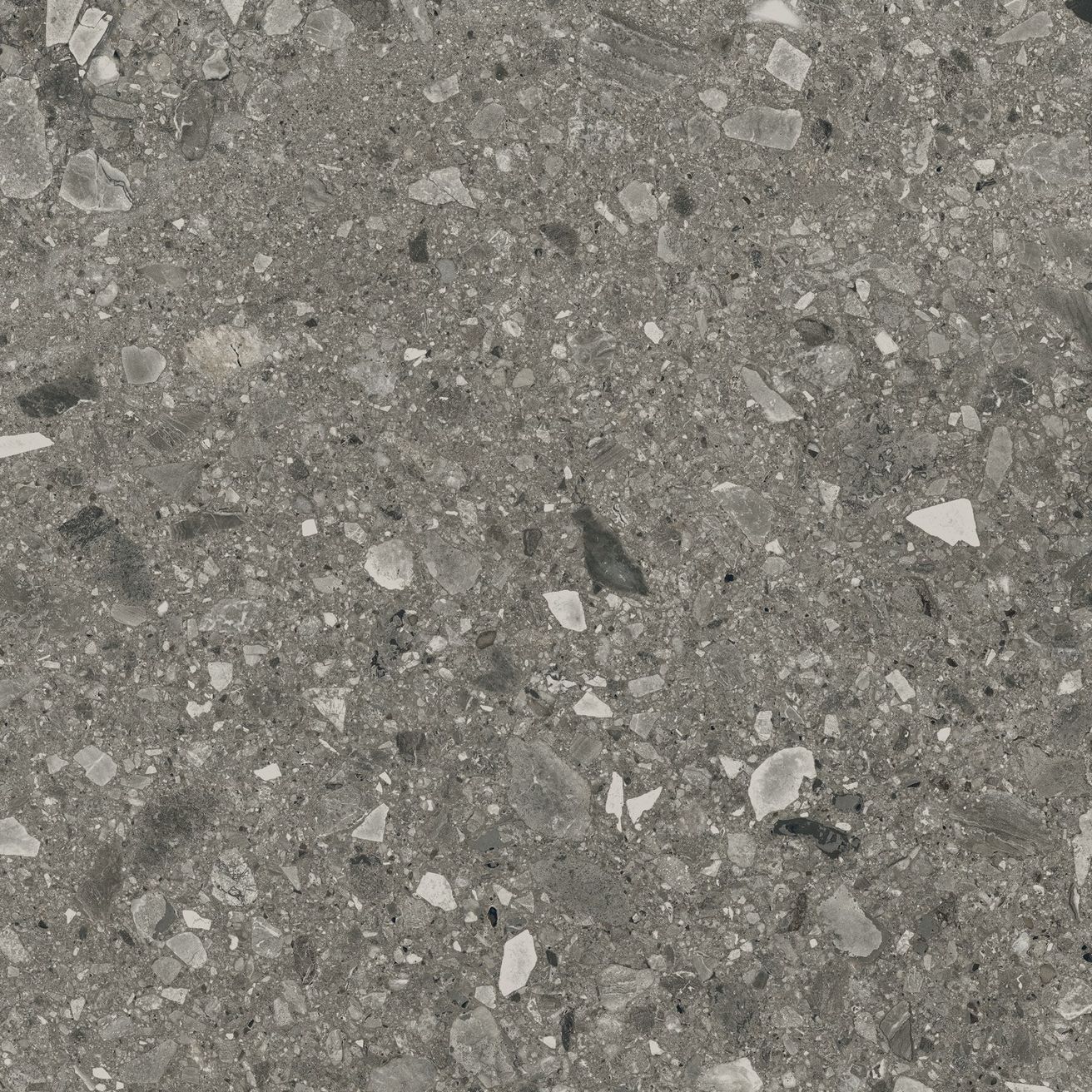 EBS Terrazzo Stone dlažba 60x60 grey mat rekt. - galéria #2