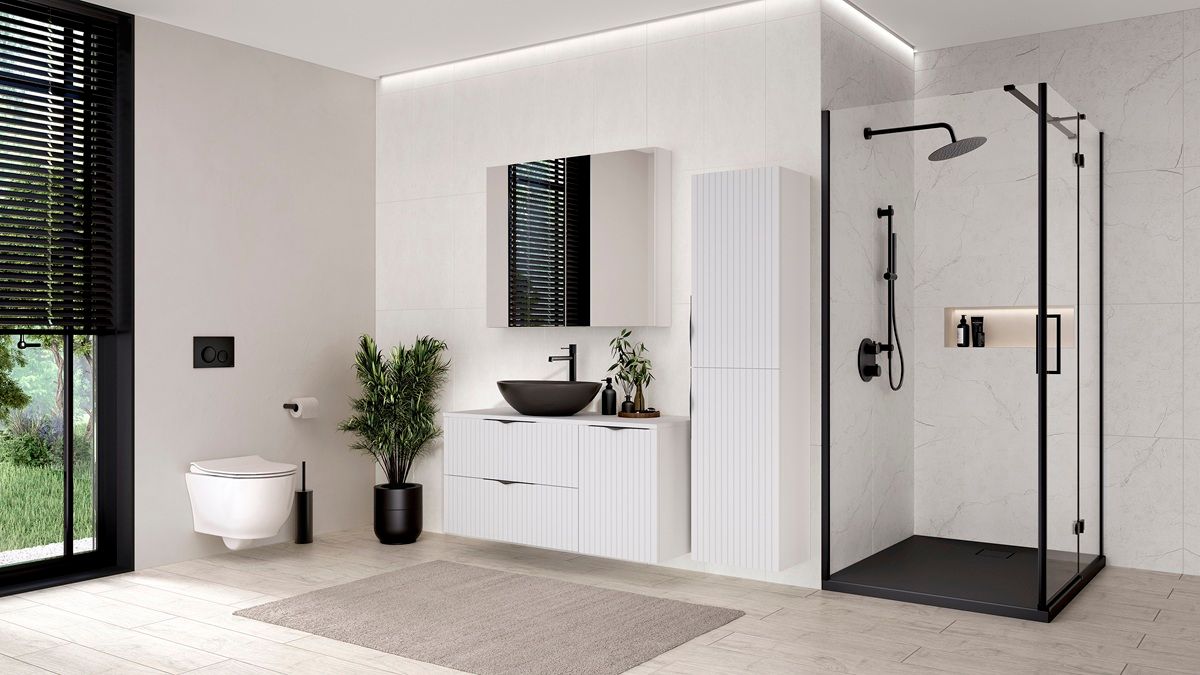 Cersanit Tirso Skrinka s umývadlom 80 cm, biela matná S801-547 - galéria #2