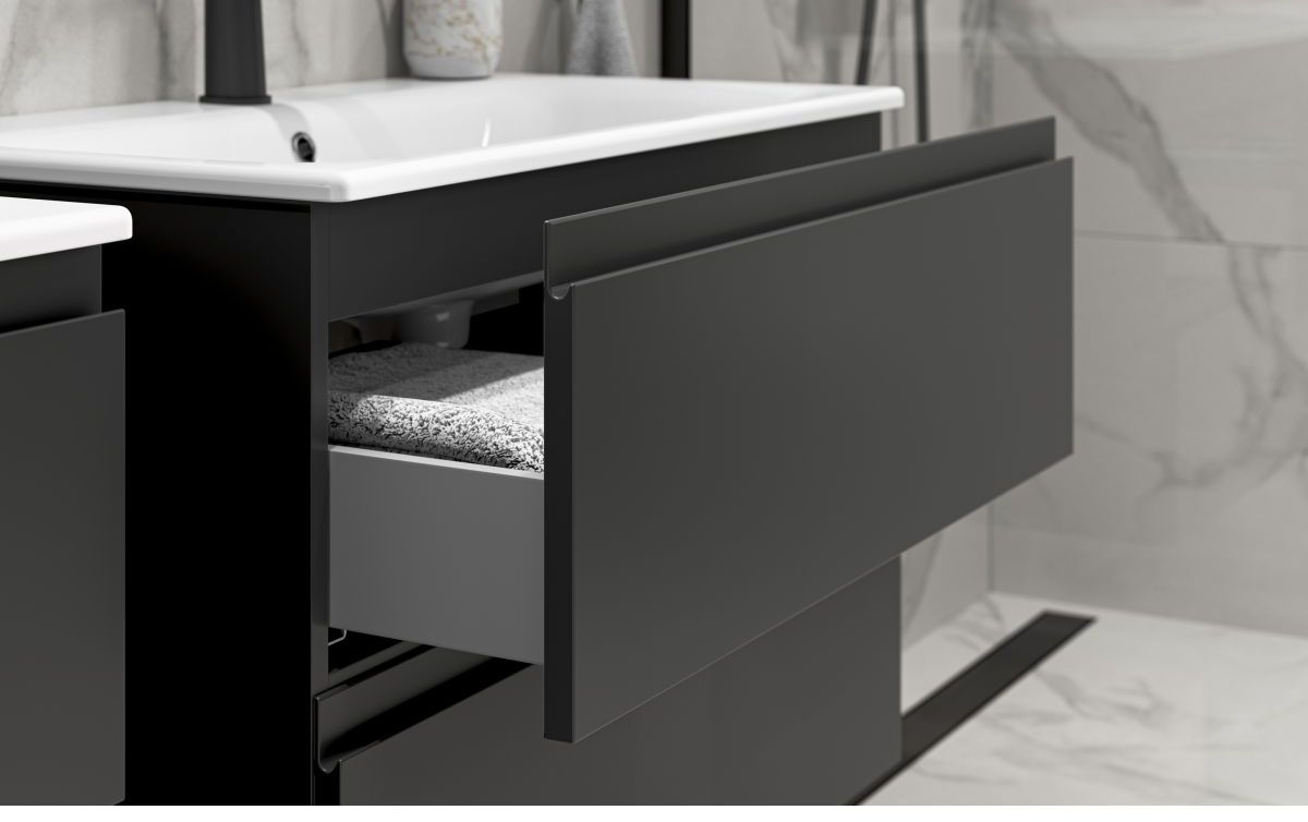 Cersanit Moduo Skrinka pod umývadlo 60 cm, antracit S590-068-DSM - galéria #2