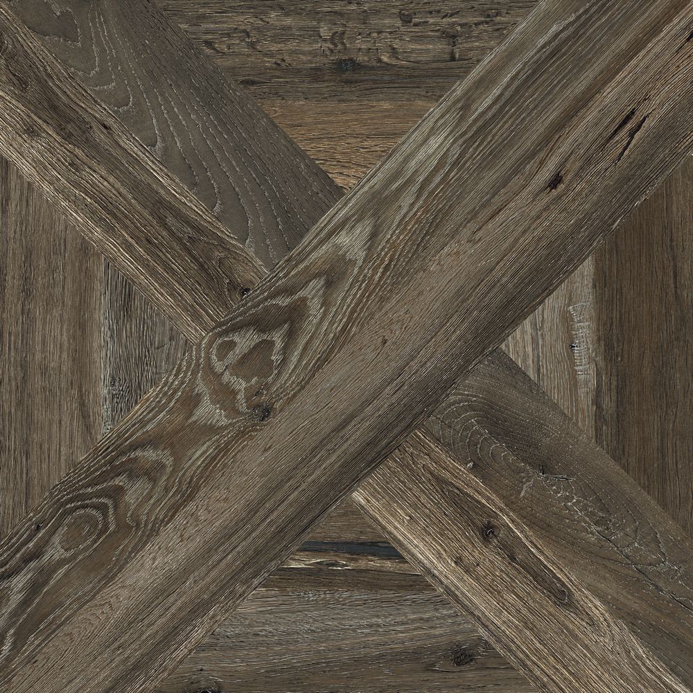 Rex Planches dlaždice 80x80 choco matte - galéria #1
