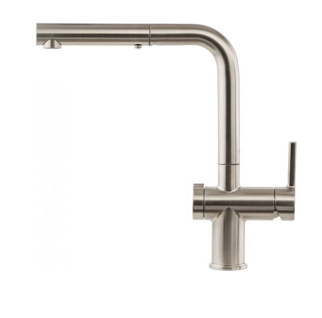 Franke Active Twist Drezová batéria s výsuvnou výlevkou a sprchou z nehrdzavejúcej ocele FN 5351.149 - galéria #1