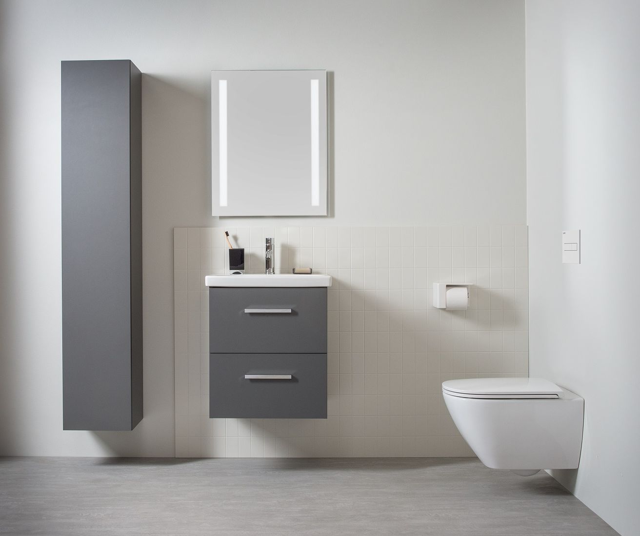 Laufen Avin Skříňka pod umyvadlo 51 cm, šedá H4031221136271 - galéria #1