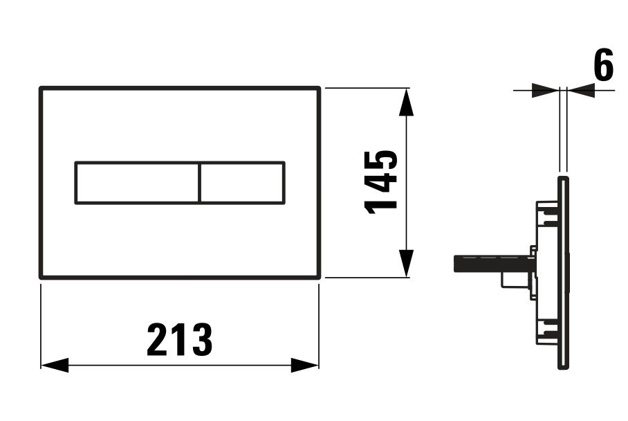Laufen Set modulu do sadrokartónu, WC Ardo, WC doska a tlačidlo, biela - galéria #4